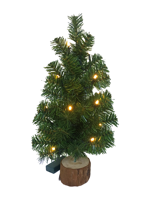 PVC serija-40CM božićno drvce s drvenim nogicama